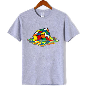 High quality fashion TShirt Men Magic Square design tshirts Short sleeve Men T-shirts Cotton Men Clothing harajuku funny t shirt